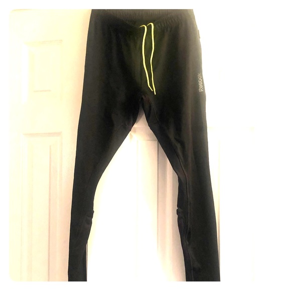Reebok Playdry Black Running Pants - Picture 1 of 4